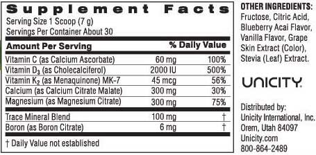 Bone Fortify Ingredients